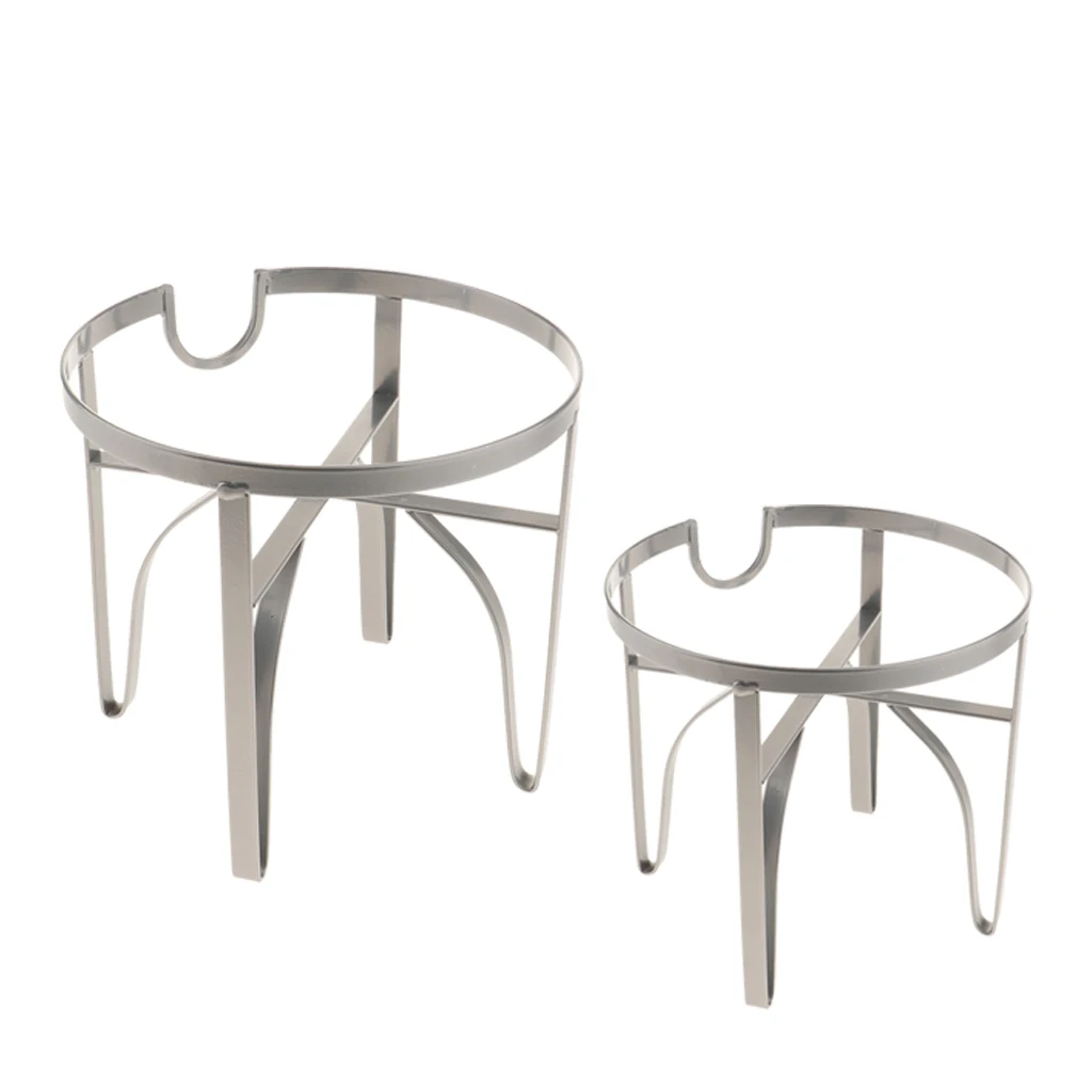 Metal Iron Drink Dispenser Stand Basket Party Juice Tea Bucket Holder Stand for Pub Bar Cafe Juice Tea Wine Beer Used