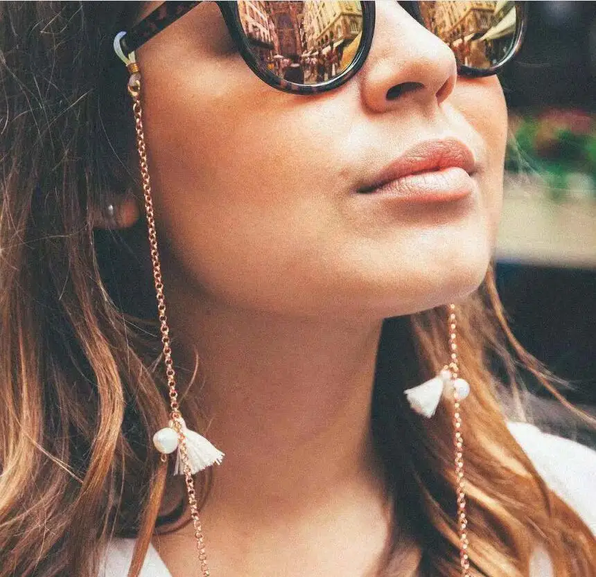 Цепочка для очков чтения в богемном стиле женщин и девушек шнур солнцезащитных