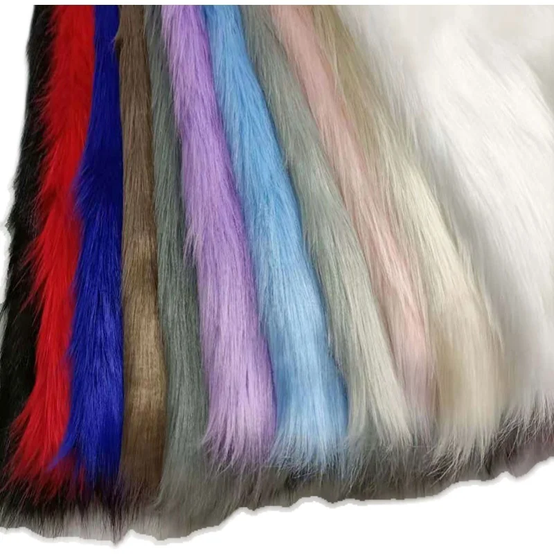 Tanio 5cm długie pluszowe imitacja futra lisa tkaniny sklep