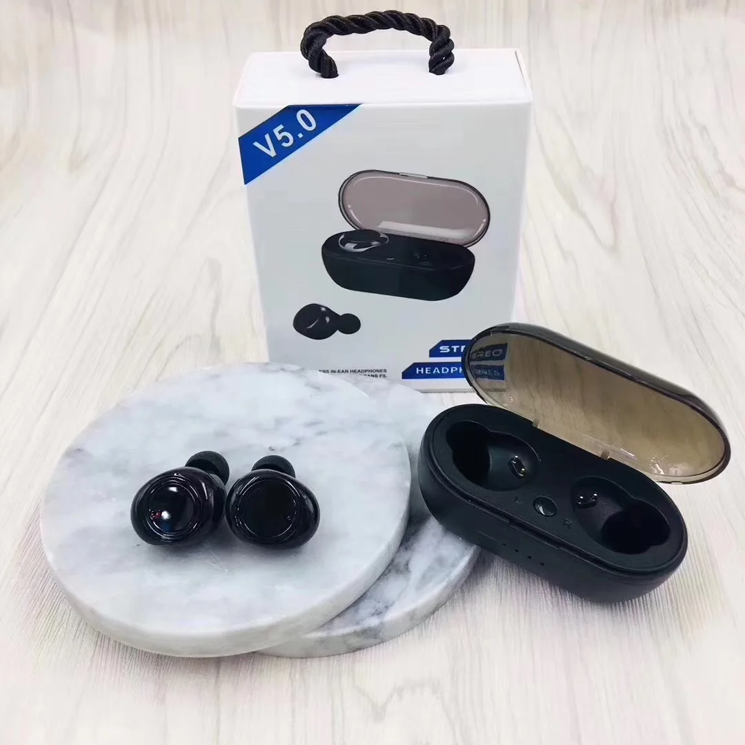 TWS 2 wireless Headphones headset 5 0 EDR Sports TWS Earbuds with Charger Case vs i9s for iphone x xs samsung s10 huawei