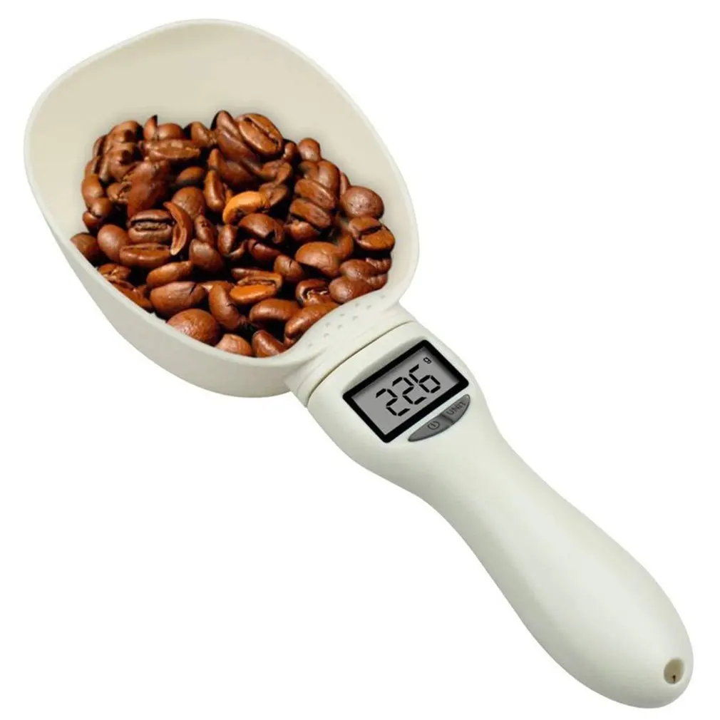 Pet Food Measuring Spoon Dog Cat Feeding Spoon Bowl Electronic Weighing Spoon