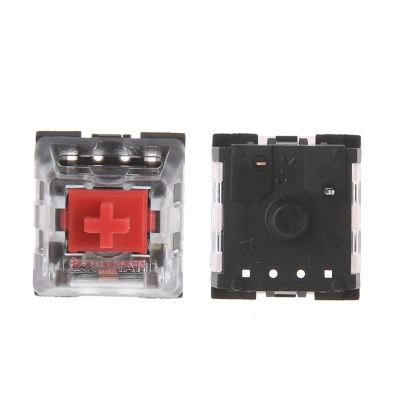 Interruttore Tastiera Meccanico A 3 Pin 10Pcs Rosso Per Kit Tester Tastiera Cherry Mx