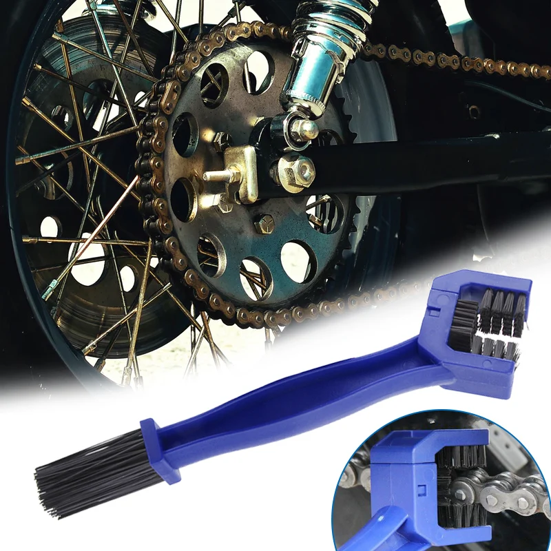 1 шт. Мотоцикл инструмент для демонтажа цепи велосипеда (чистый щеточное устройство для фотосъемки в стиле гранж с изображением щеточная