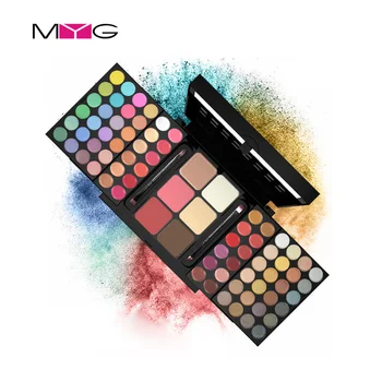 

MYG Professional Multifunctional Eye Shadow Palette 78 Colors Makeup Set Lipstick Blush Concealer Bronze Cosmetics Palette Set