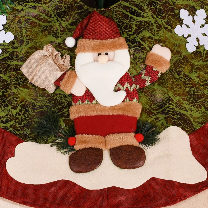 Christmas Decorations for Tree New Year Decor Supplies Christmas Tree Skirts Xmas Ornaments Trees Carpet Falda Arbol Navidad