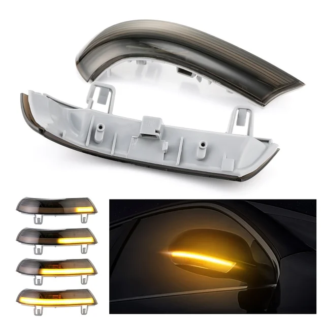 US $20.28 2pcs Side Mirror indicator Dynamic Sequential Flowing LED Turn Signal Light For VW GOLF 5 Plus Jett