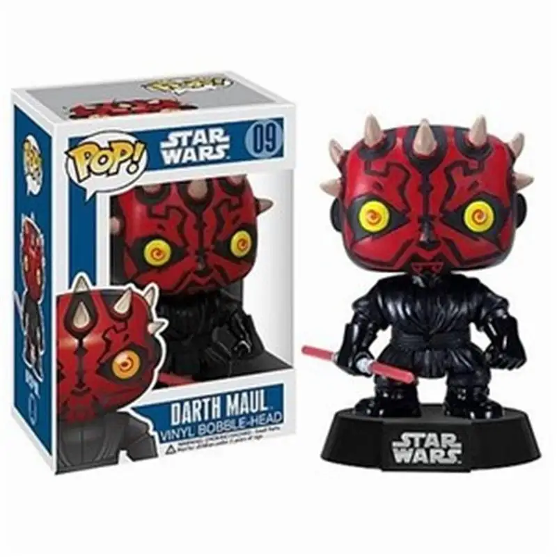 Funko pop официальный история Звездных Войн ПВХ фигурка Коллекционная модель игрушки подарки - Цвет: with box 09