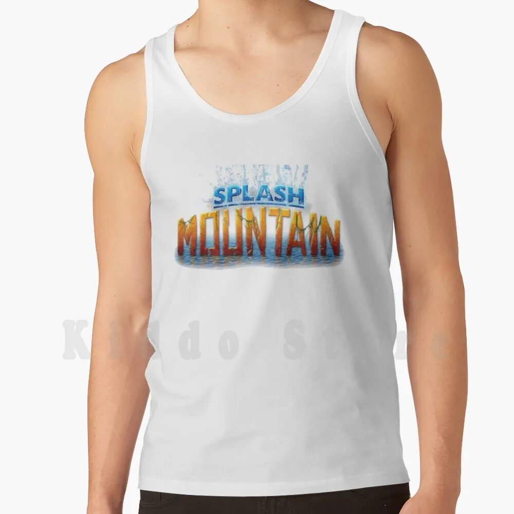 Canottiere Splash Mountain Canottiera 100% Cotone Splash Mountain Space Mountain World Mountain Splash Epinet Magic Kingdom Song