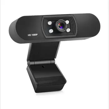 

HD 1080p PC Webcam Mini Computer USB Webcam with Microphone 1920X1080 Resolution Plug for Home Office Camera