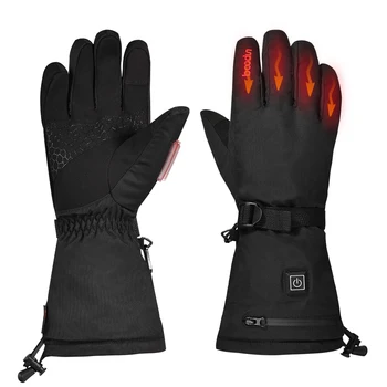 

Electric Heated Gloves Winter Warm Skiing Golves with Rechargeable Battery Thermal Gloves Hand Warmer Winter Gloves