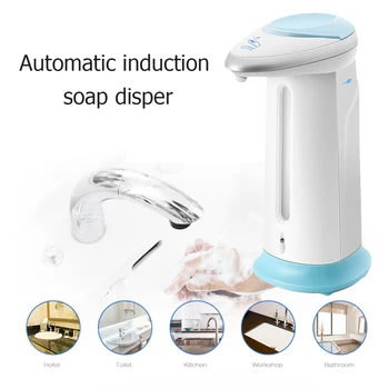 

400ml Touchless Liquid Hands-Free Automatic Soap Liquid Dispenser Home Infrared Hand Washing Container For Bathroom Kitchen