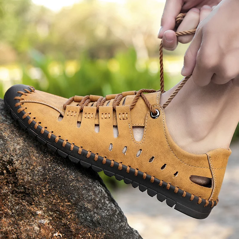 Summer Mens Casual Shoes Genuine Leather Breathable Men Driving Shoes Designer Loafers Male Formal Wedding Outdoor Dress Shoes
