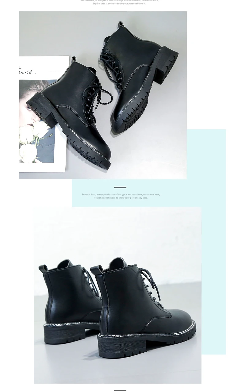 Bootee/ г.; женские ботинки до середины икры с круглым носком; женская обувь; ботинки на низком каблуке со шнуровкой; роскошные дизайнерские зимние сапоги на резиновой подошве