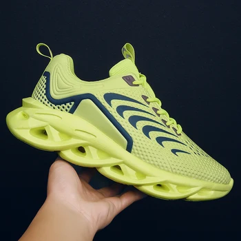 

Night Glow Running Shoes Sport Sneakers For Men Flat Shoes Trend Comfort Shoes Men's Breathable Mesh Movement Zapatillas Hombre