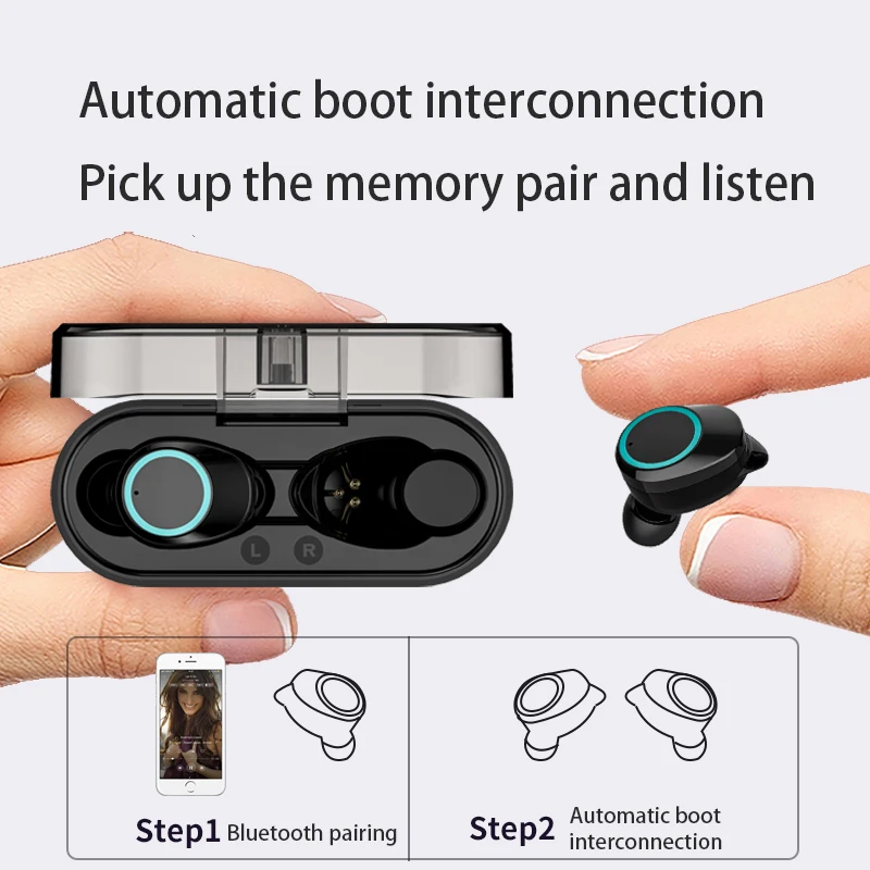 X16 новейшие беспроводные Bluetooth наушники с микрофоном светодиодный дисплей 9D HIFI