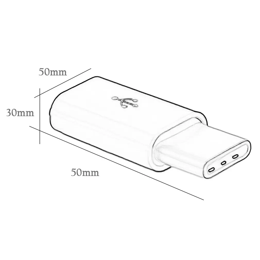 Универсальный USB 3,1 type-C разъем для Micro USB конвертер «Папа-мама» Мини Портативный USB-C адаптер данных type C устройство Android