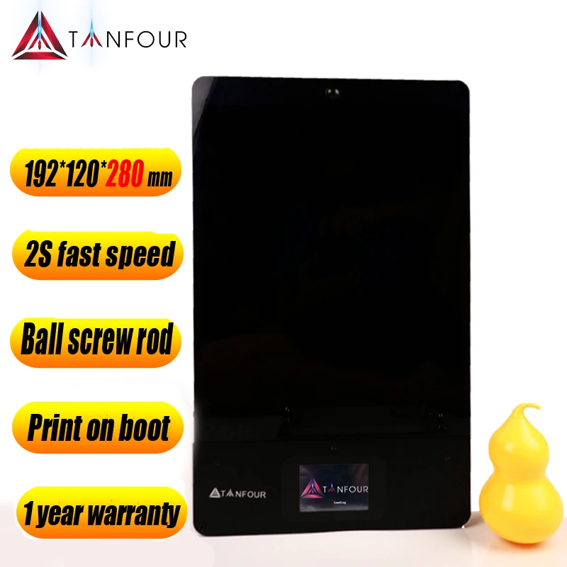 3D принтер T280 TIANFOUR SLA 2k 8 9 дюйма большой ЖК дисплей dlp 405nm УФ светильник отверждаемый