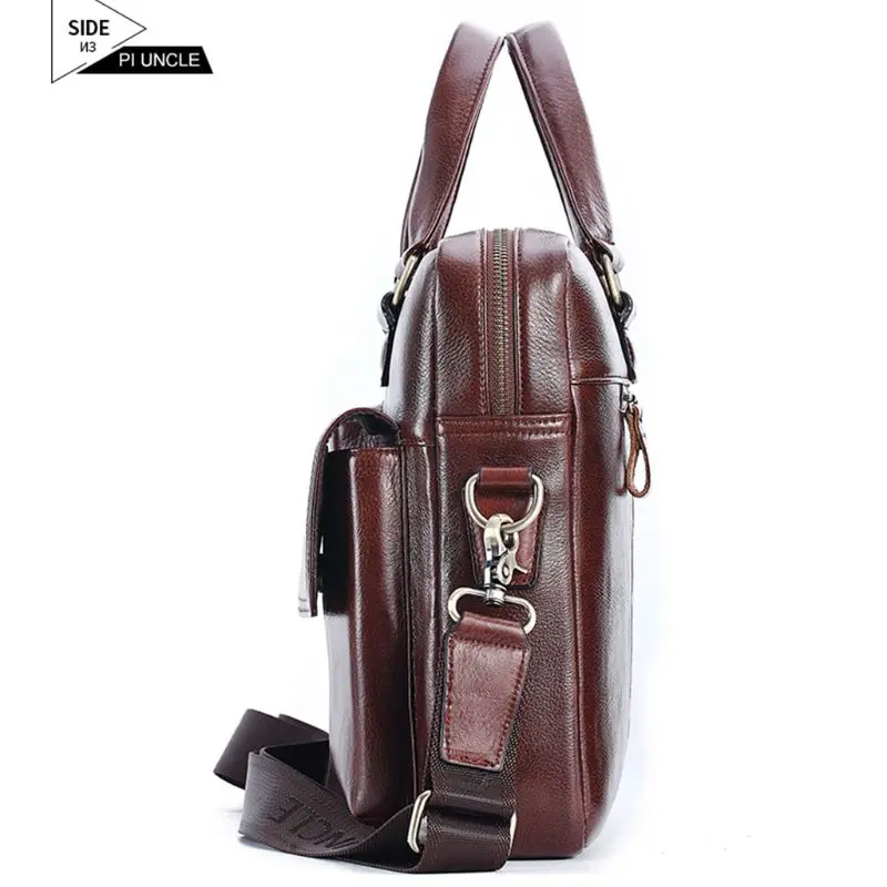 

Vintage Men's Leather Casual Messenger Top Handle Bag Crossbody Tote Handbag Shoulder Bags X5XA