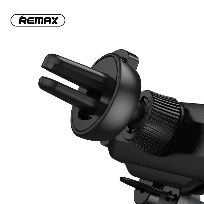Автомобильный держатель для телефона remax, держатель для мобильного телефона на выходе из воздуха, Скоба-держатель, гибкий, без рук, вращающийся на 360 градусов, универсальный держатель