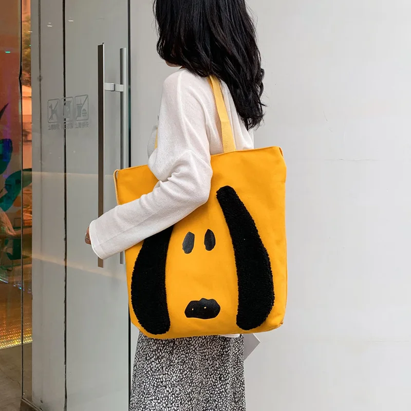 

2019 New Style Students Class Handbag Women's Cute Cartoon Shoulder Bag Large Capacity-Style Shopping Tote Bag Fashion