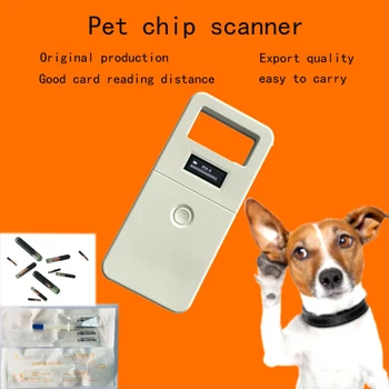 

Rectangle Portable Animal ID Reader Multifunction Home Compact USB Rechargeable Pet Chip Scanner Scanning Tools Dogs Cats