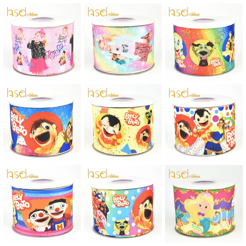 

HSD-DIY Craft Supplies character printed grosgrain ribbon 10 yards per Roll