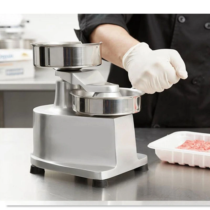 100mm-150mm Manual Hamburger Press Burger Forming Machine Round Meat Shaping Aluminum Machine Forming Burger Patty Makers