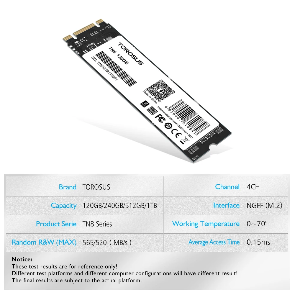 Torosus m.2 2280 sata 120gb 240gb 512gb