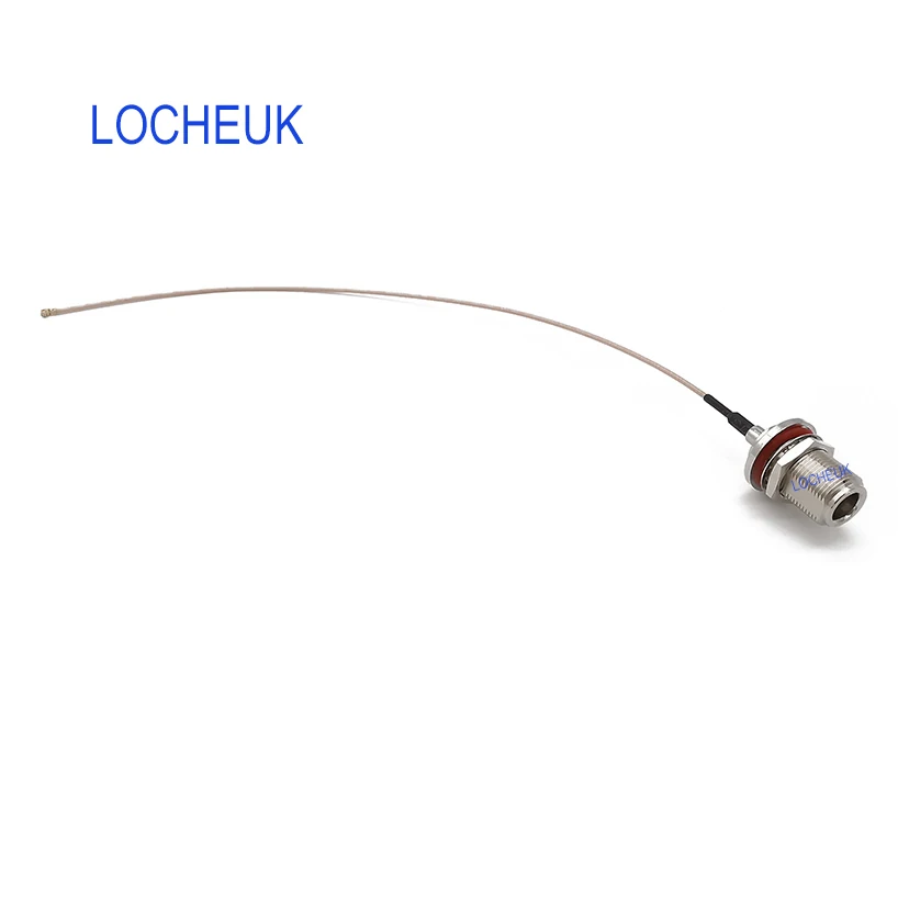 IPX/U. FL в N Тип гнездо с уплотнительным кольцом коаксиальный RG178 косичка кабель для PCI WiFi карты беспроводной маршрутизатор