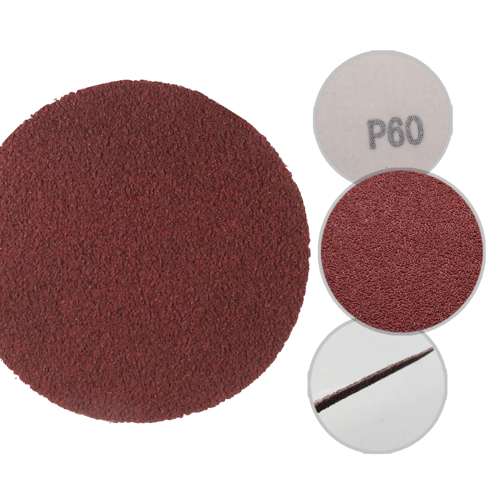 Sanding Discs Polish Sand Paper 3 Inch 75mm Aluminium Oxide 60 to 2000 Grits for Metal Auto Wood