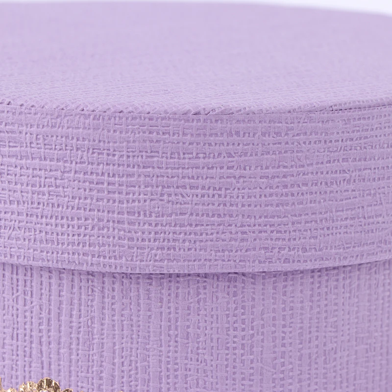 165*120mm Round Flower Paper Boxes Lid Hug Bucket Florist Gift Packaging Box Gift Candy Bar Boxes Party Wedding Supply