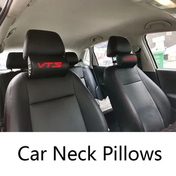 

New Arrival Car Neck Pillows vts for Citroen C2 C4 C5 C6 PU Leather Car Headrest Car Pillow