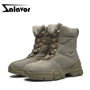 

ZALAVOR New Winter Ankle Down Boots Women Casual Lace Up Flats Shoes Women Keep Warm Plush Fur Outdoor Snow Boots Size 35-39