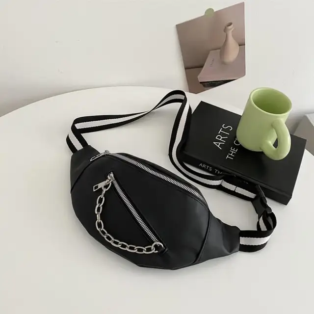 Waist Bags for Women Luxury Designer Brand Handbag Female Shopper Shoulder Purse Belt Banana Wallet Fanny Pack 2022 New Trend black 1