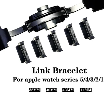 

watch accessories strap for apple watch 5/4/3/2/1 band 44mm 40mm 42mm 38mm iwatch watchband link bracelet gen.6 adjustable belt