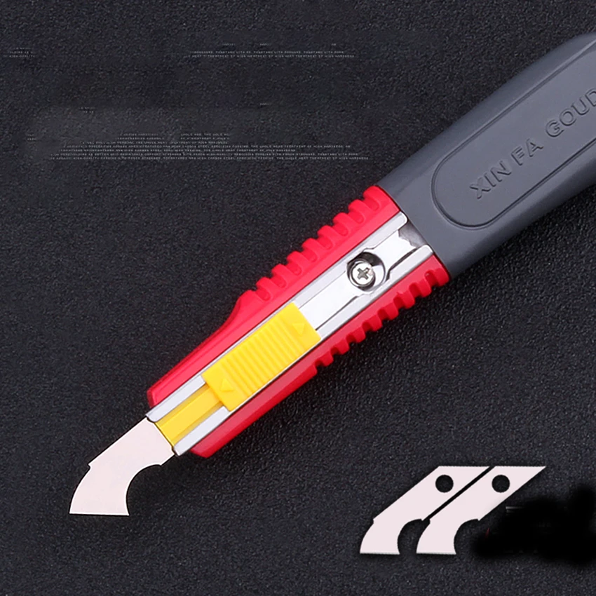 High Carbon Steel Hook Knife Plexiglass Hard Board Cutting Tools