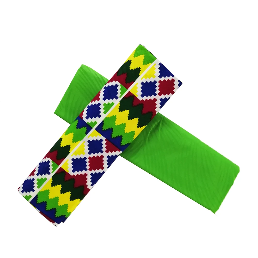 2-yards-wax-fabric-green