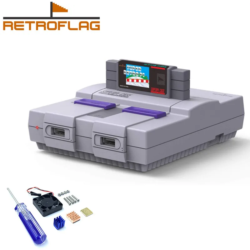 Чехол Retroflag SUPERPi CASE U Raspberry Pi Case Superpi с безопасным отключением для 3 B + (B Plus) 2|Запасные