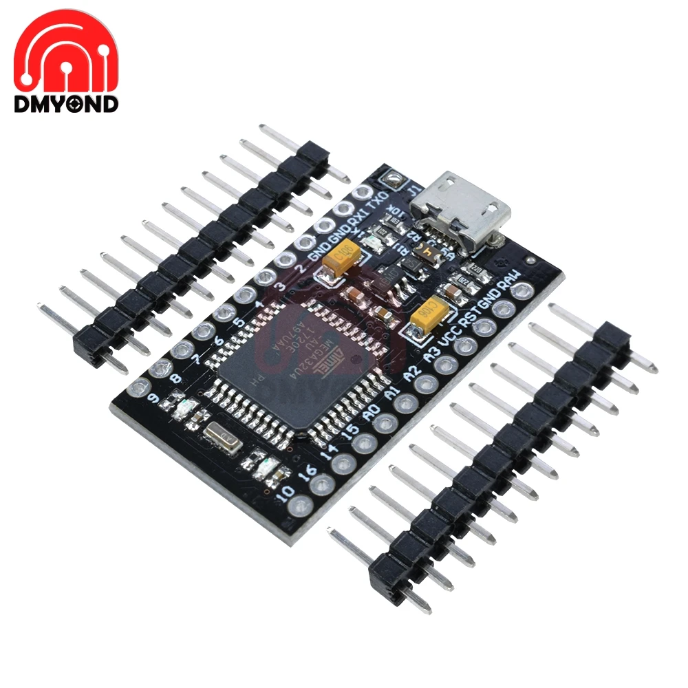 1 шт. с Загрузчиком Pro Micro Leonardo ATmega32U4 ATMEGA32U4 AU 5 в 16 МГц модуль контроллер Usb для Arduino