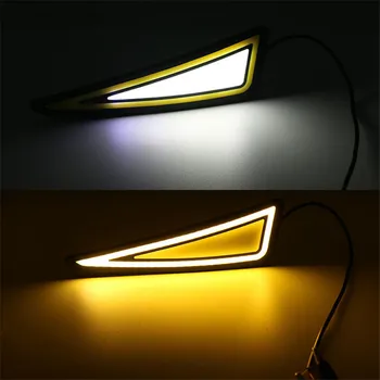 

Accessories Daytime Running Lights 2PCS Car DRL Driving Bulbs Turn Signal