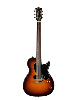 

047123 summit classic SG P90 vintage burst electric guitar with case, sanberst, Godin