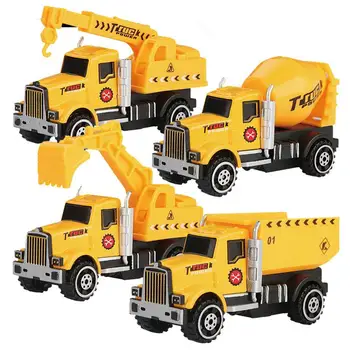 

Children Multiple Style Engineering Car Model Alloy Car Simulation Garbage Truck Metal Car Toys