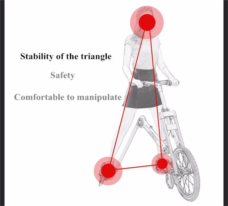 Best New brand Second generation 3 Wheel Skating bike mantis car creative bicicleta adult damping scooter folding bicycle 20