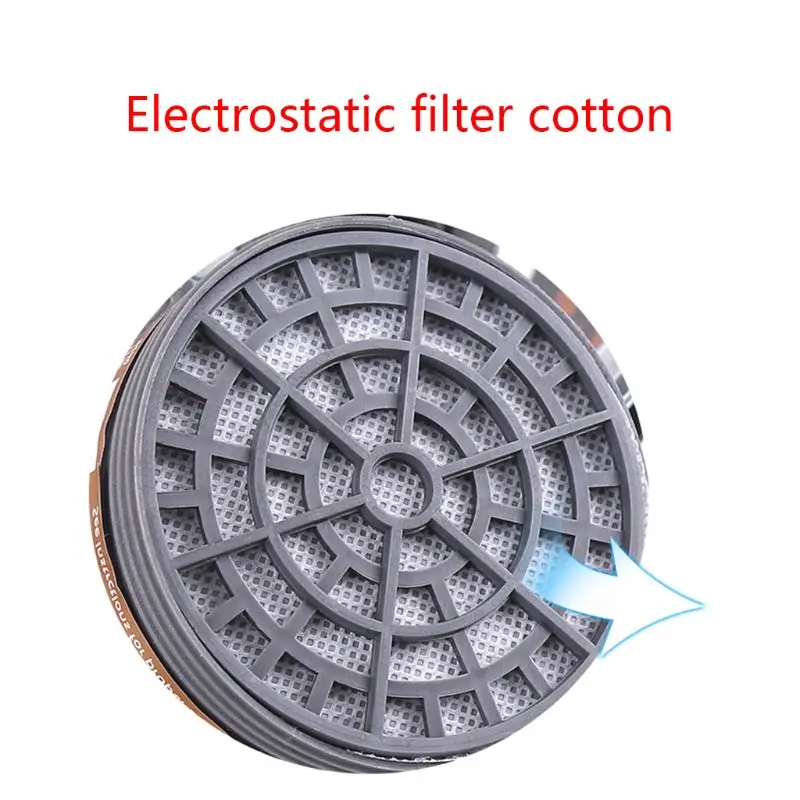 1Set 308 Full Face Respirator Dust Gas Mask for Painting Spray Pesticide Chemical Smoke Fire Protection H37E