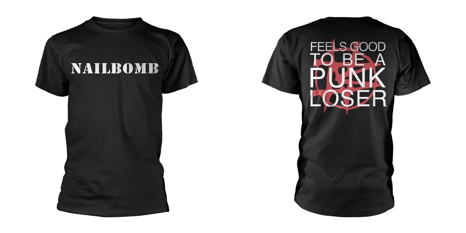 Nailbomb - Loser (NEW MENS FRONT &amp BACK PRINT T-SHIRT ) Tops wholesale Tee custom Environmental printed Tshirt cheap |