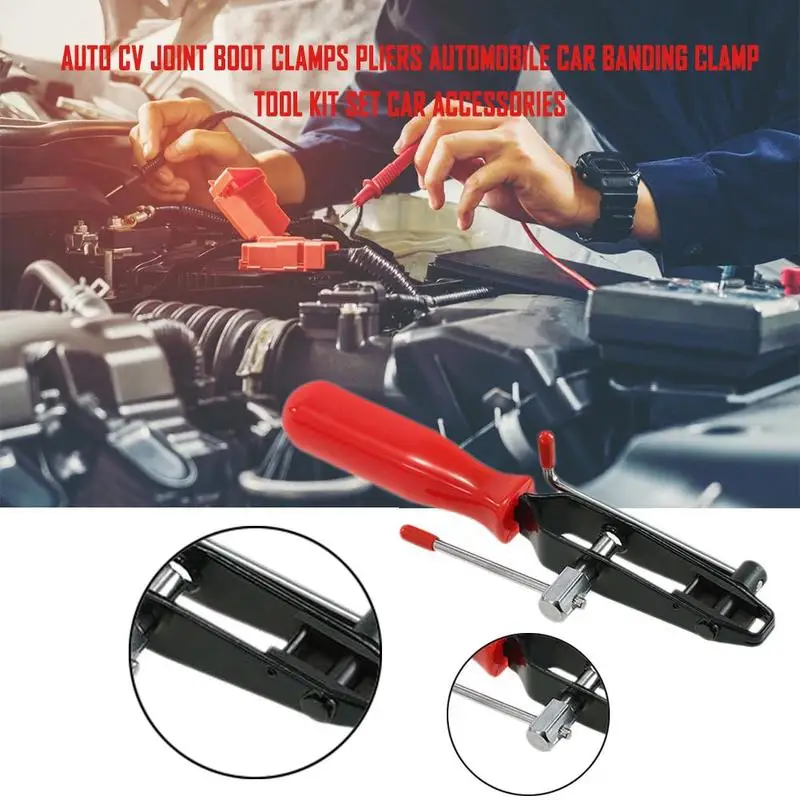 

High Quality Universal Anti-dust Clamp CV Boot Clamp Car Banding Tool CV Joint Boot Crimper Plier Automobile Tire Repair Tools