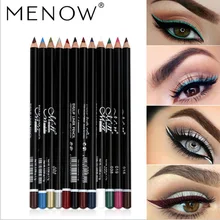 Menow Водостойкий карандаш для глаз карандаш для больших глаз Макияж стойкий карандаш для глаз макияж Гладкий Быстросохнущий кошачий глаз косметический инструмент