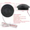 PZ-B25 2Pcs 120W Black Aluminium Shell Transparent Silk Stretch Film Hifi Speakers Auto Radio Stereo Speaker for Cars ► Photo 2/5