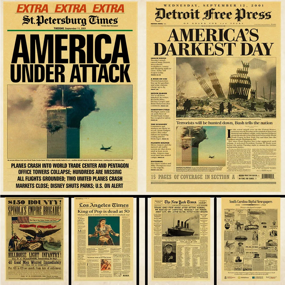 Poster Retro Del New York Times Cartel De Periodico Noticias Diarias Cartel De Periodico Viejo Kraft Serie De Poster De Papel Kraft Vintage Poster New York Vintage Posterretro Poster Aliexpress
