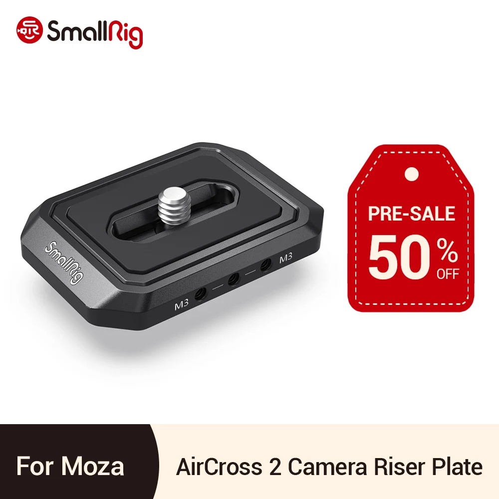 

SmallRig Quick Release Camera Riser Plate for Moza AirCross 2 Gimbal Stablizer Mounting Plate To Mount L bracket Baseplate 2827